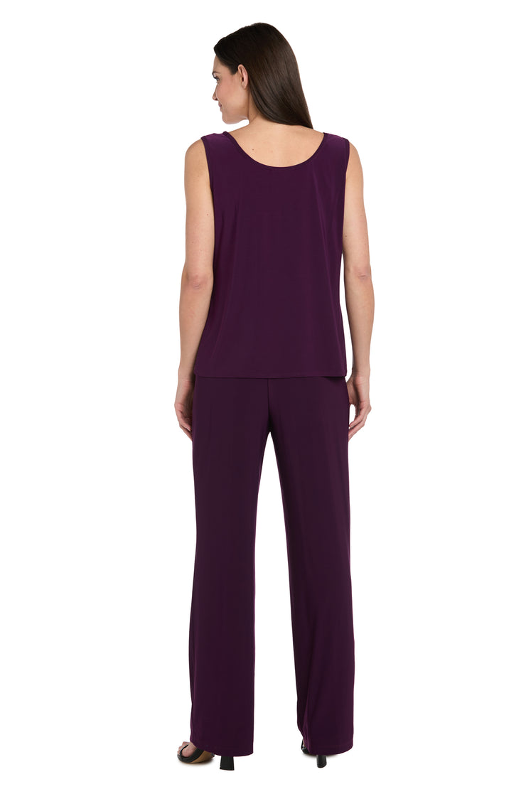 Beaded Jacket Set with Matching Pant