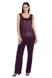 Beaded Jacket Set with Matching Pant