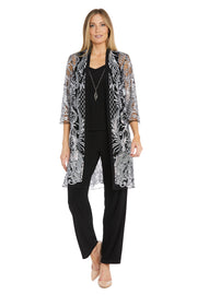 Sequined Embroidered Lace Pant Suit