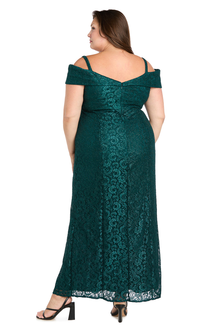 Off the shoulder Evening Gown - Plus