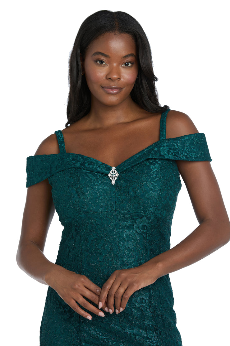 Off the shoulder Evening Gown
