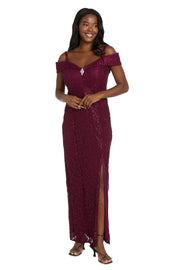 Off the shoulder Evening Gown