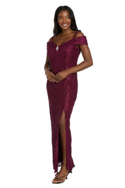 Off the shoulder Evening Gown