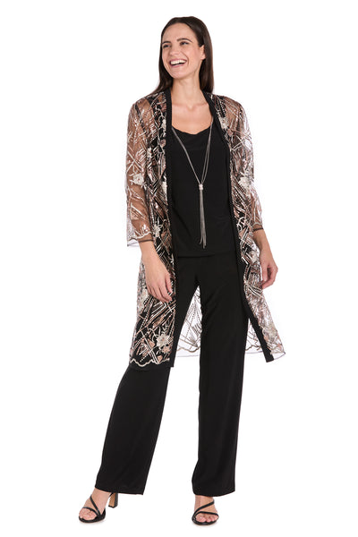 Beaded Embroidered Pantsuit