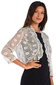 Lace Bolero with Scalloped Edges