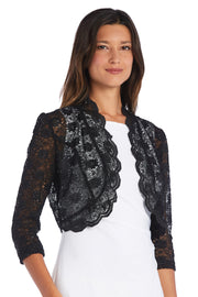 Lace Bolero with Scalloped Edges