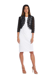 Lace Bolero with Scalloped Edges
