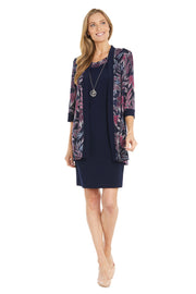 Daytime Jacket Dress with Detachable Necklace