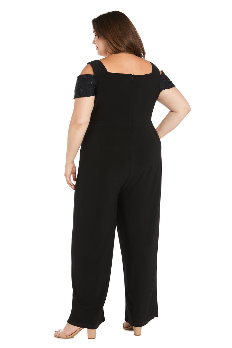 Jumpsuit with Rhinestone detail - Plus