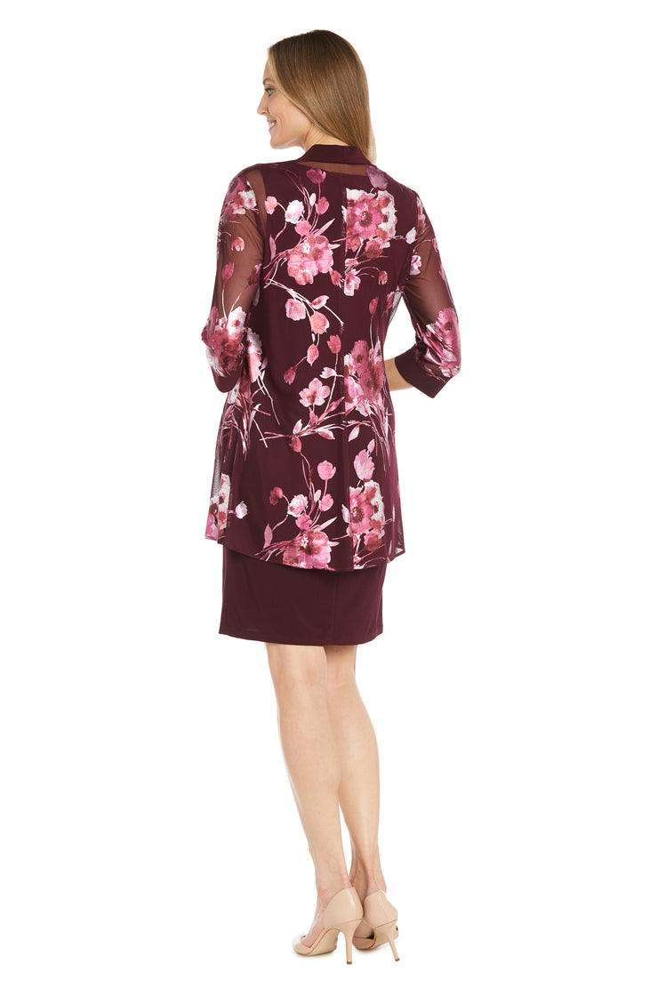 Floral Print Spring/Daytime Jacket Dress