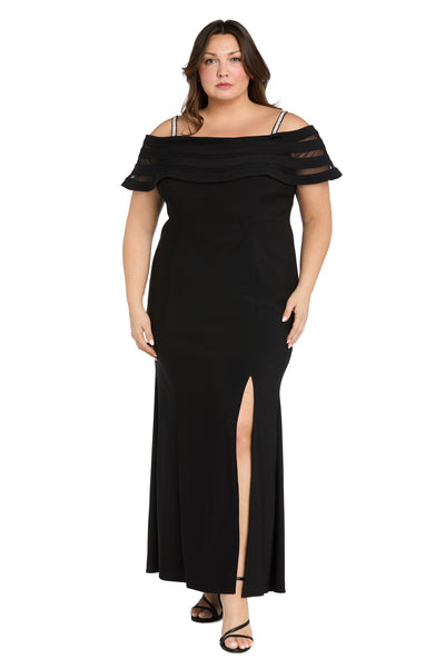 Midnight Mirage Mesh Gown