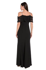 Midnight Mirage Mesh Gown
