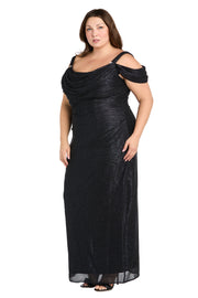 Metallic off The Shoulder Dress - Plus