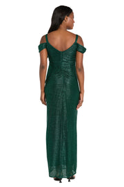 Metallic off The Shoulder Dress