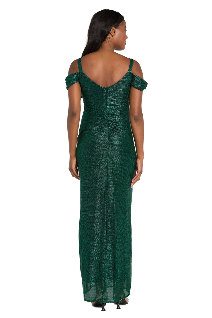 Metallic off The Shoulder Dress