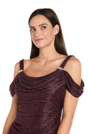 Metallic off The Shoulder Dress - Petite