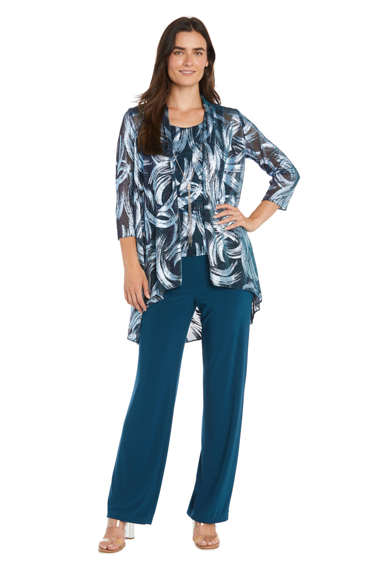 Metallic Swirl Pantsuit