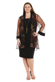 Daytime Swing Jacket Dress - Plus