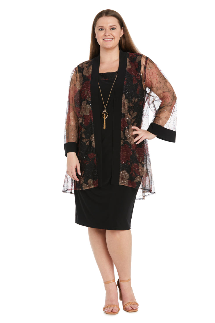 Daytime Swing Jacket Dress - Plus