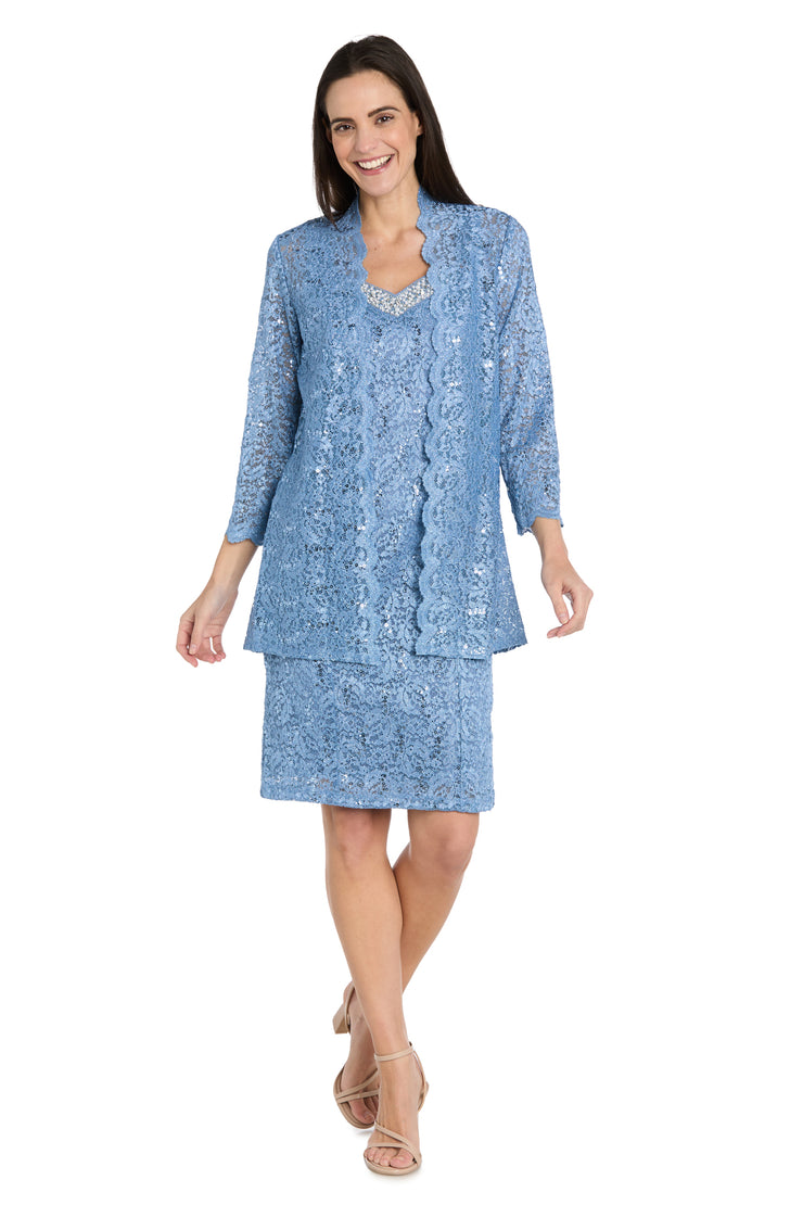 Elegant Lace Jacket and Dress R&M Richards Elegant Lace Jacket and Dress R&M Richards