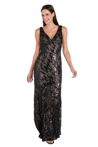 Midnight Elegance Sequin Gown