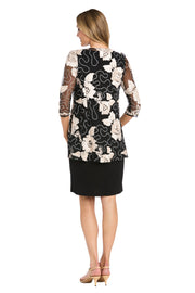 Embellished Jacket Dress - Attaches at The Neckline - Petite