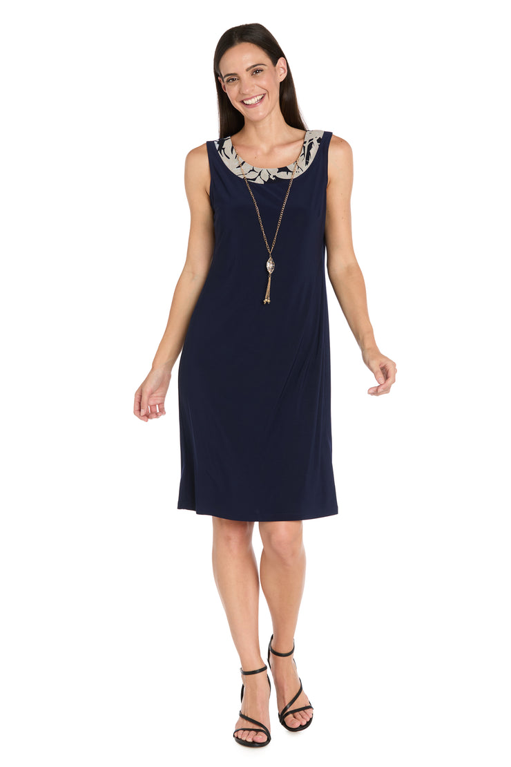 Leaf-Patterned Chiffon Jacket Dress Set