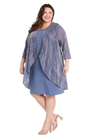 Cadet Sparkle Jacket Dress Set - Plus