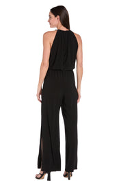 Halo Neckline Keyhole Jumpsuit - Petite
