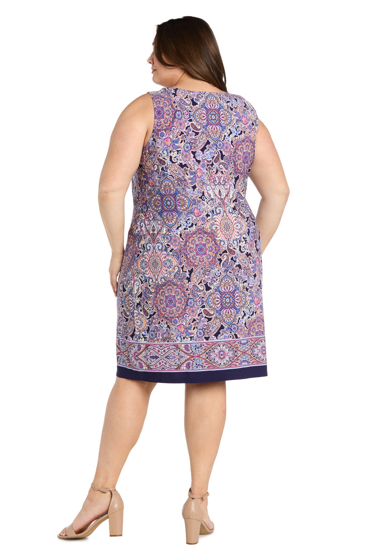 Intricate Daytime Jacket Dress - Plus