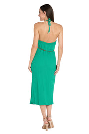 Chic Halter Midi Dress