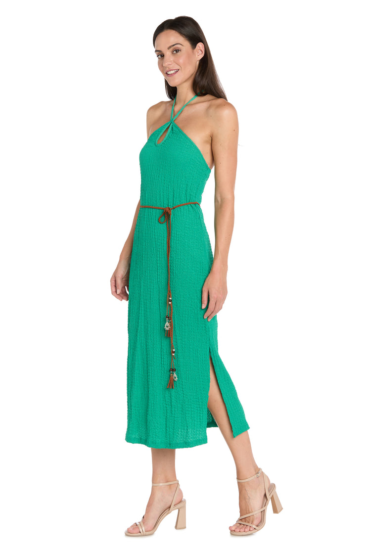 Chic Halter Midi Dress