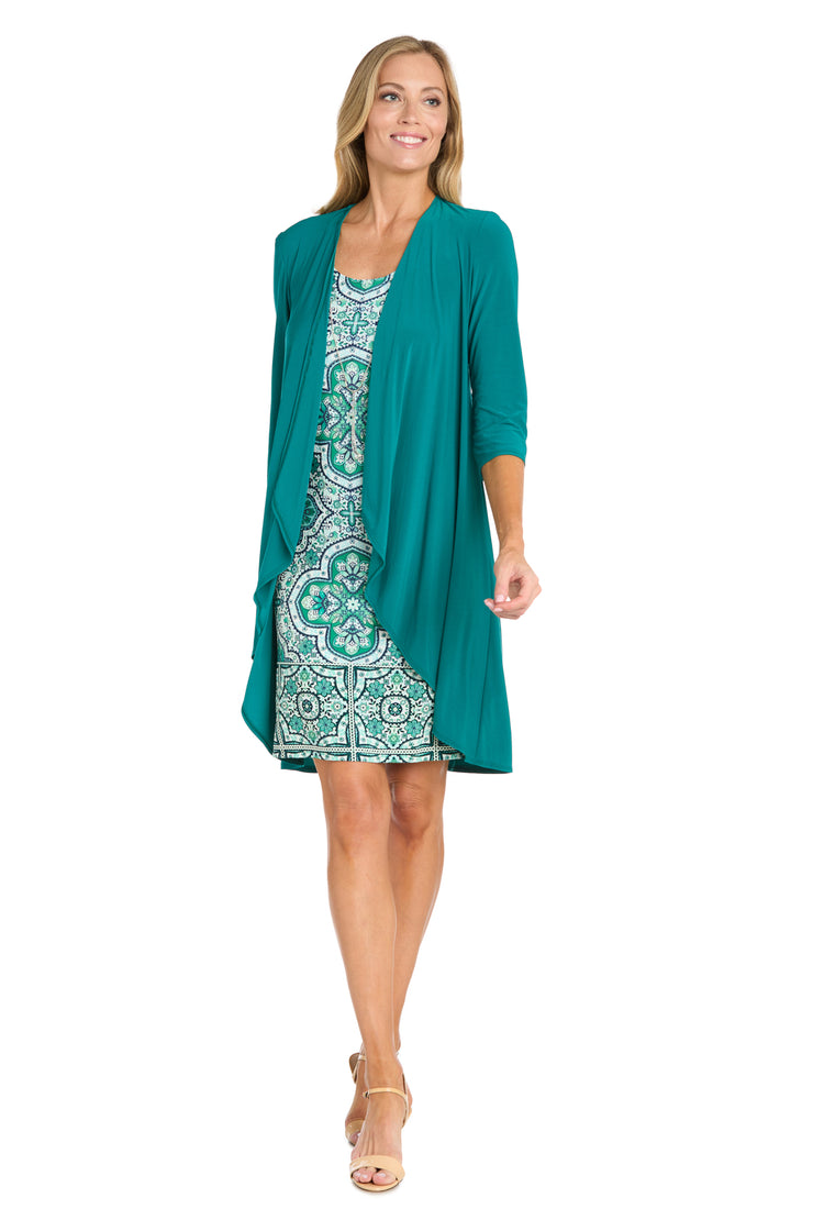 Green Harmony Jacket Dress - Petite