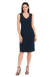 Navy Sequin Jacket & Tank Dress Ensemble