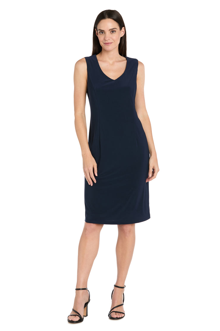 Navy Sequin Jacket & Tank Dress Ensemble
