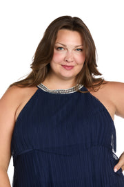 Radiant Ruffles Cocktail Dress - Plus