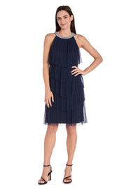 Radiant Ruffles Cocktail Dress - Petite