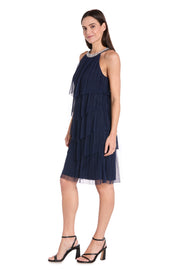 Radiant Ruffles Cocktail Dress - Petite
