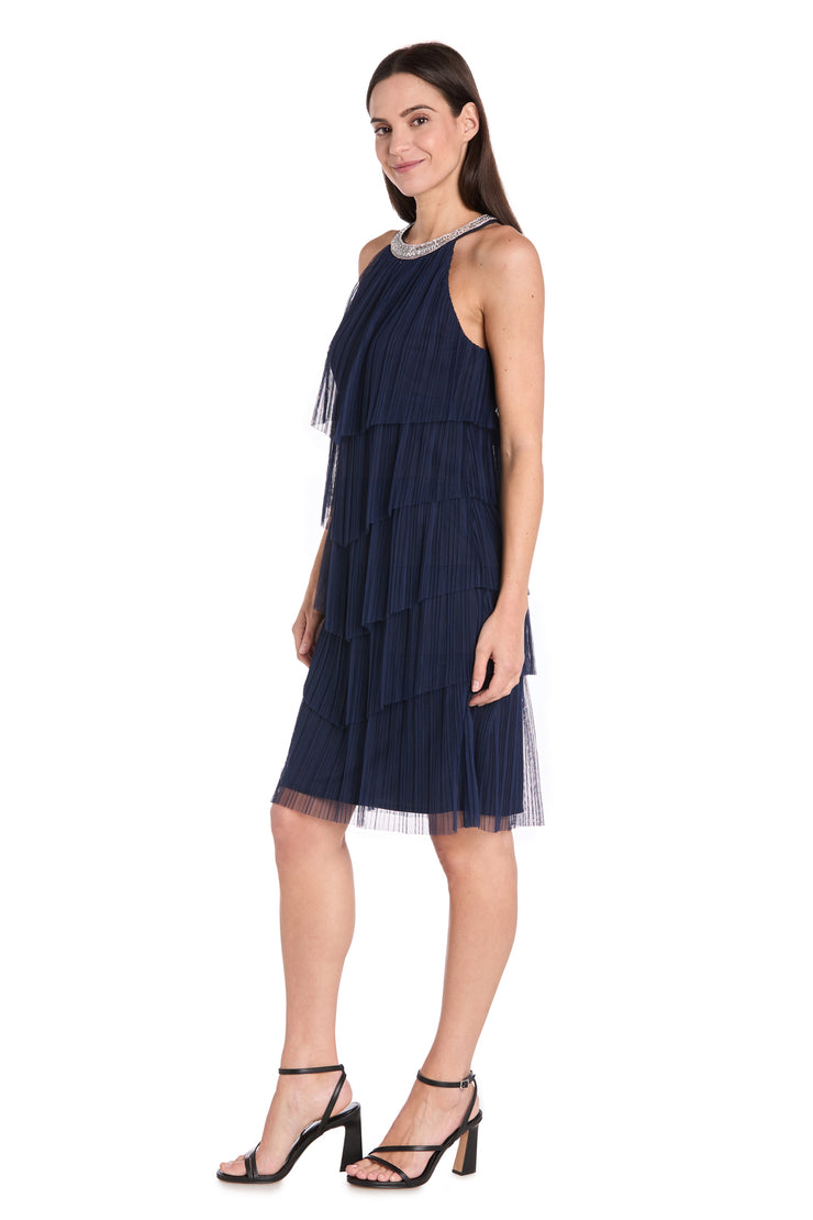 Radiant Ruffles Cocktail Dress - Petite