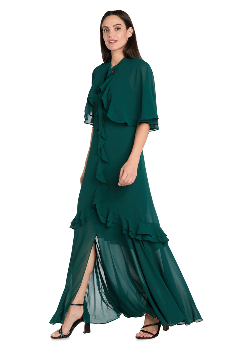 Ruffled Chiffon Dress