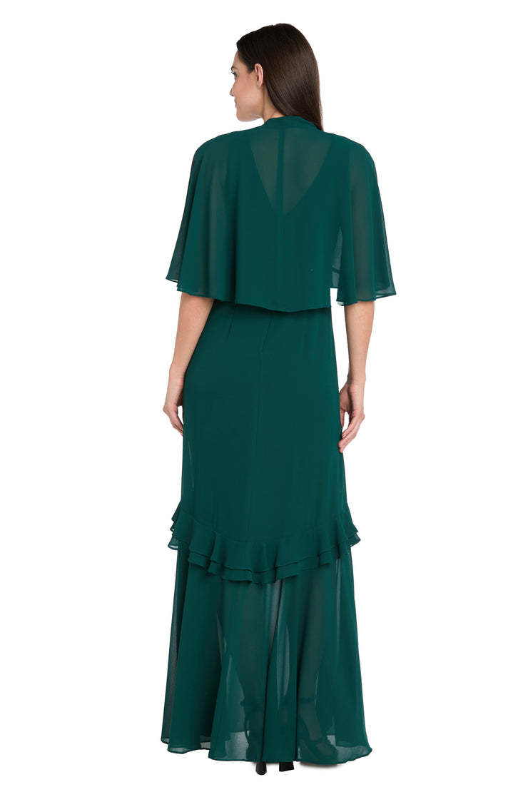 Ruffled Chiffon Dress