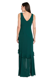 Ruffled Chiffon Dress