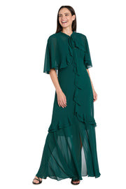 Ruffled Chiffon Dress