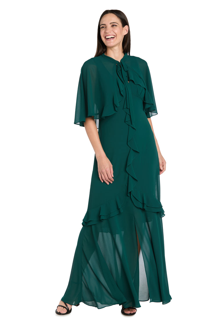 Ruffled Chiffon Dress