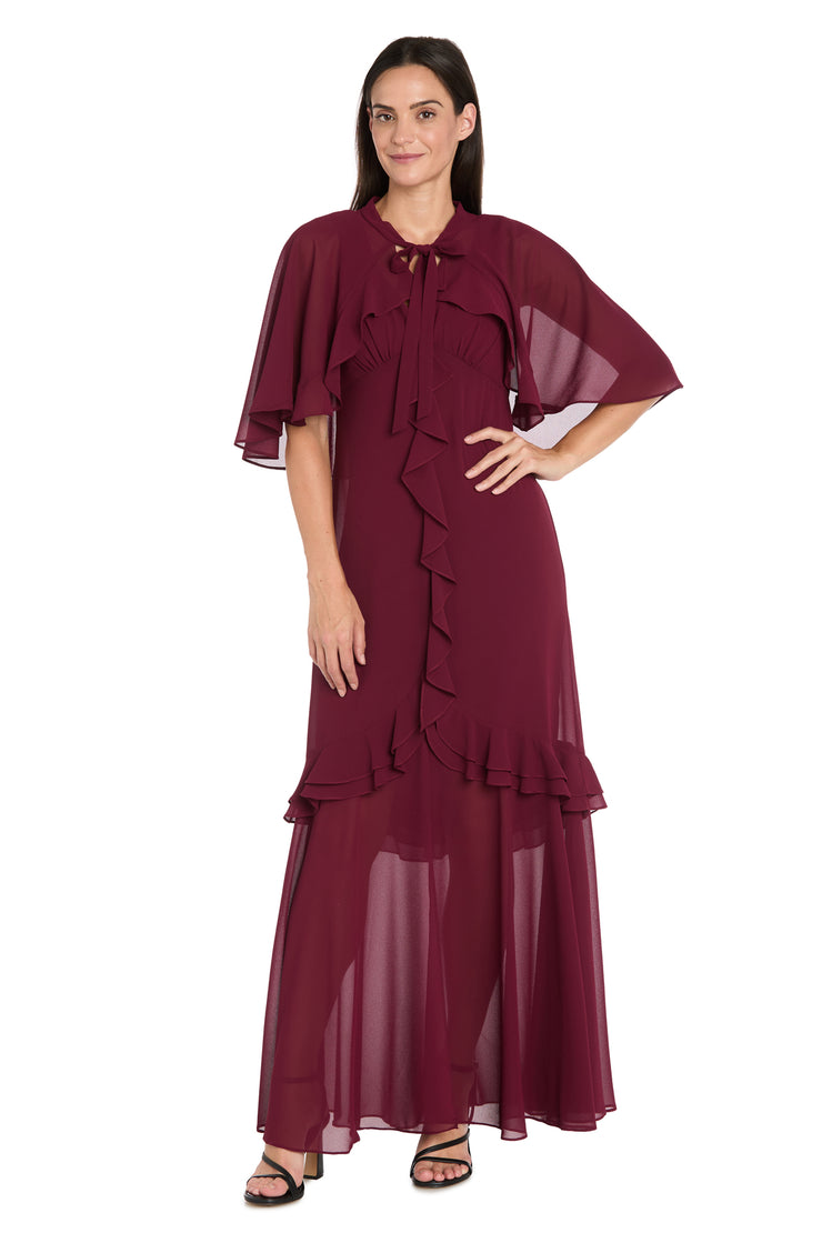 Ruffled Chiffon Dress