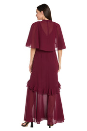 Ruffled Chiffon Dress