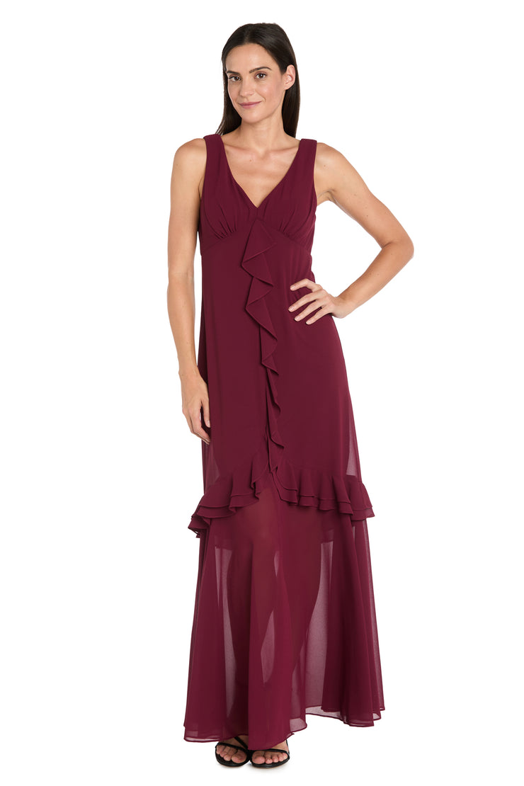 Ruffled Chiffon Dress