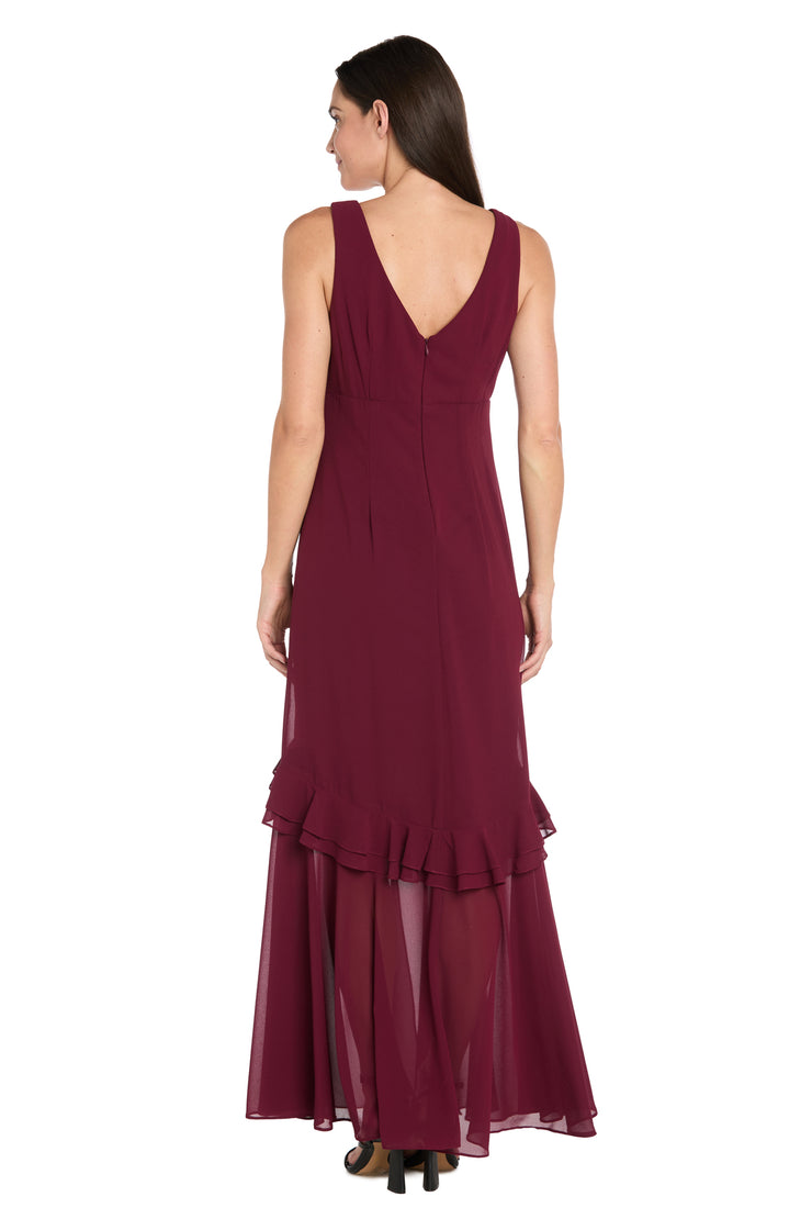 Ruffled Chiffon Dress