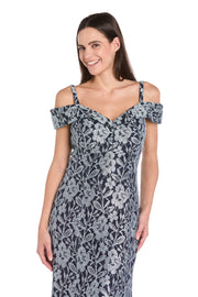 Off The Shoulder Evening Gown