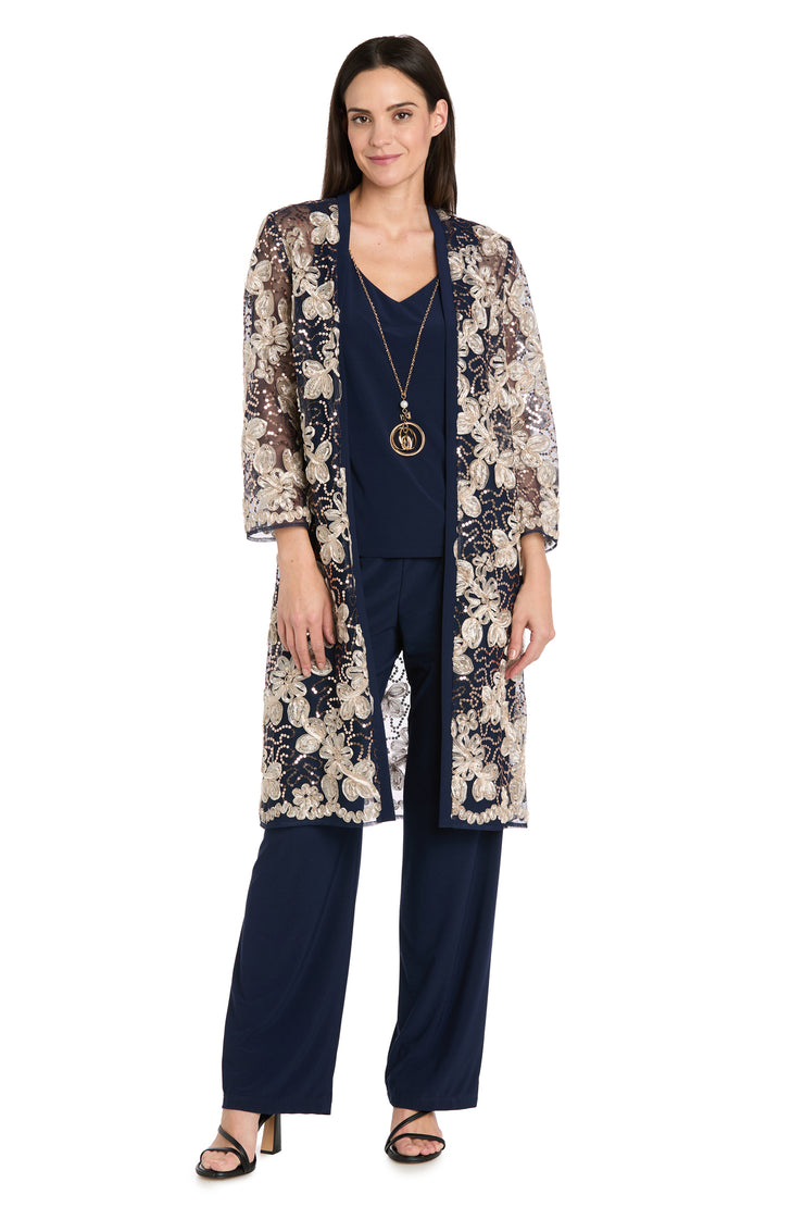 Bloom 3D Floral Pant Suit